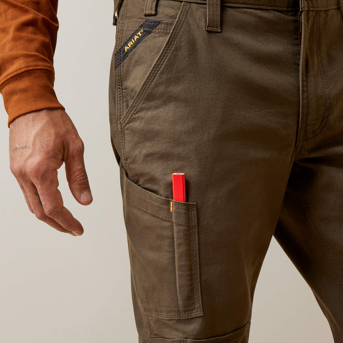 Rebar M5 Straight Made Tough Knee Guardian Straight - Ariat Recommended