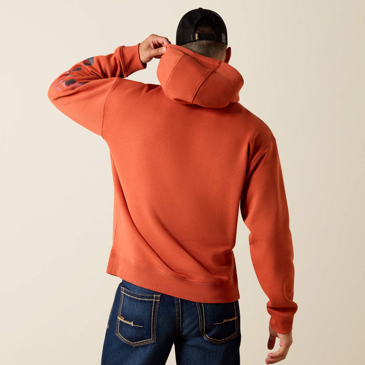 Rebar Lightweight Logo Hoodie - Ariat Essential