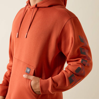 Rebar Lightweight Logo Hoodie - Ariat Essential