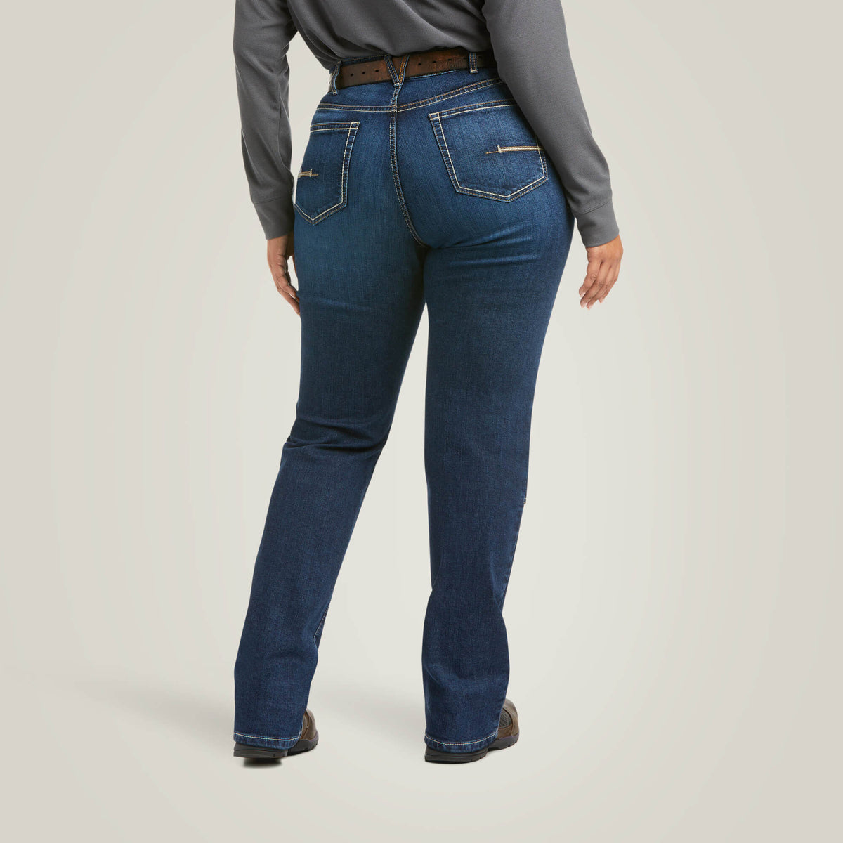 Rebar PR DuraStretch Riveter Double Front Straight Jean - Ariat Signature