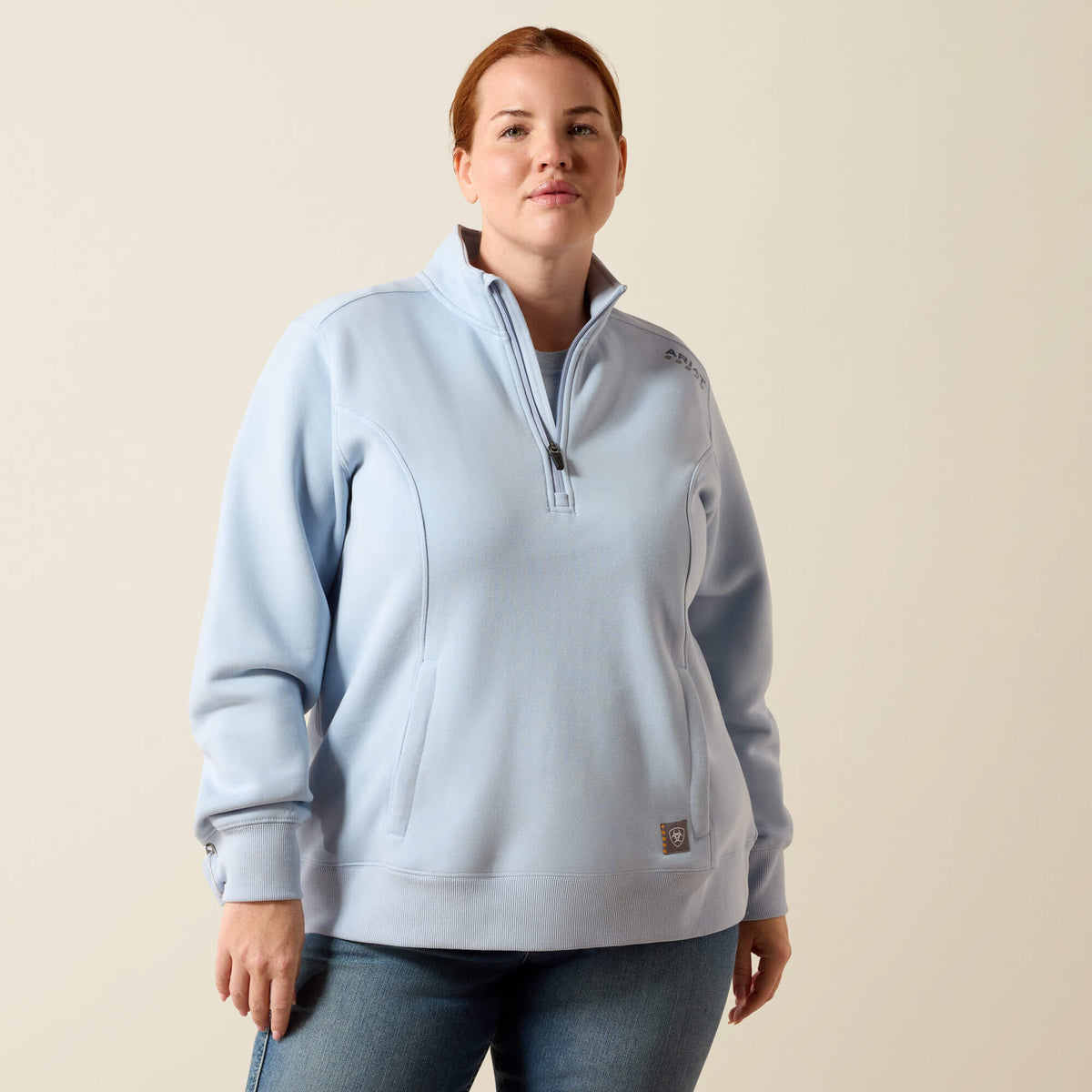 Rebar Lightweight Mock 1/2 Zip Sweatshirt - Ariat Recommended