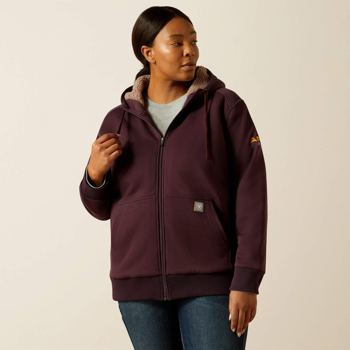 Rebar All-Weather Sherpa Full Zip Hoodie - Ariat Top Pick