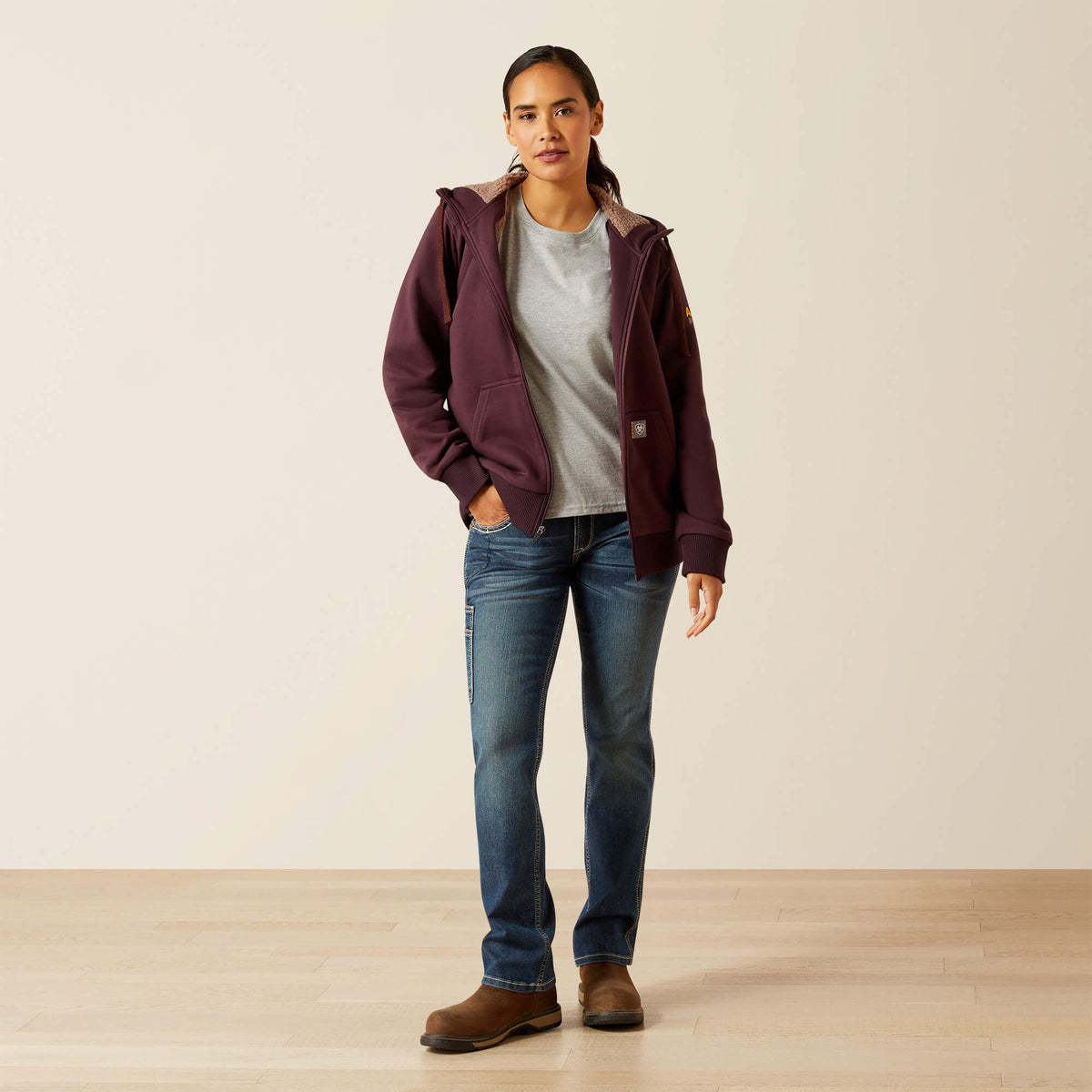 Rebar All-Weather Sherpa Full Zip Hoodie - Ariat Top Pick