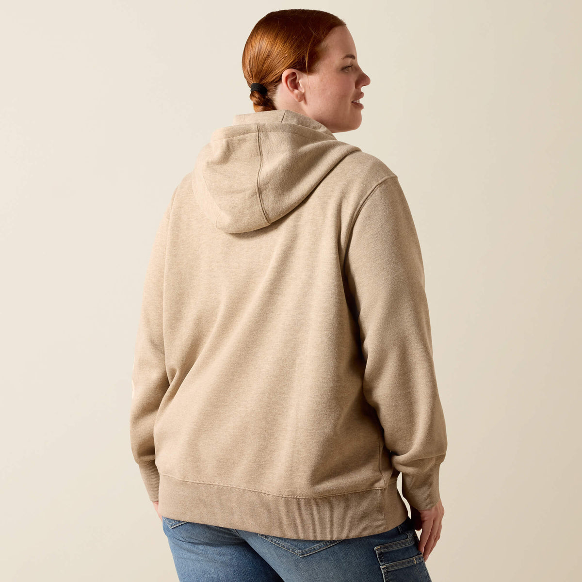 Rebar Lightweight Logo 1/2 Zip Hoodie - Ariat Special Offer