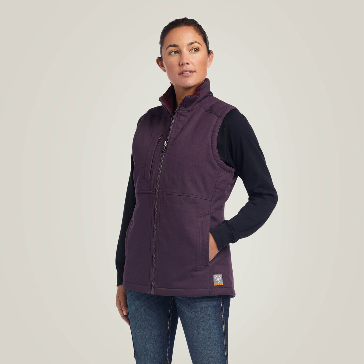 Rebar DuraCanvas Insulated Vest - Ariat Featured