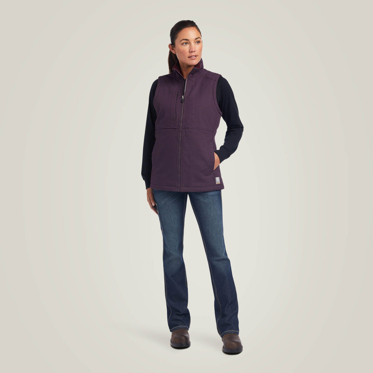 Rebar DuraCanvas Insulated Vest - Ariat Featured