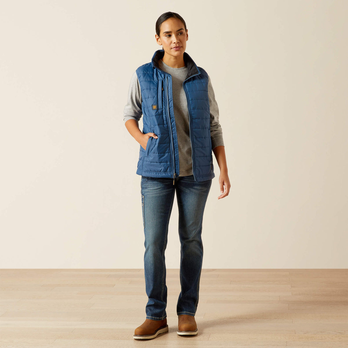 Rebar Cordura Ripstop Lightweight Insulated Vest - Ariat Essential