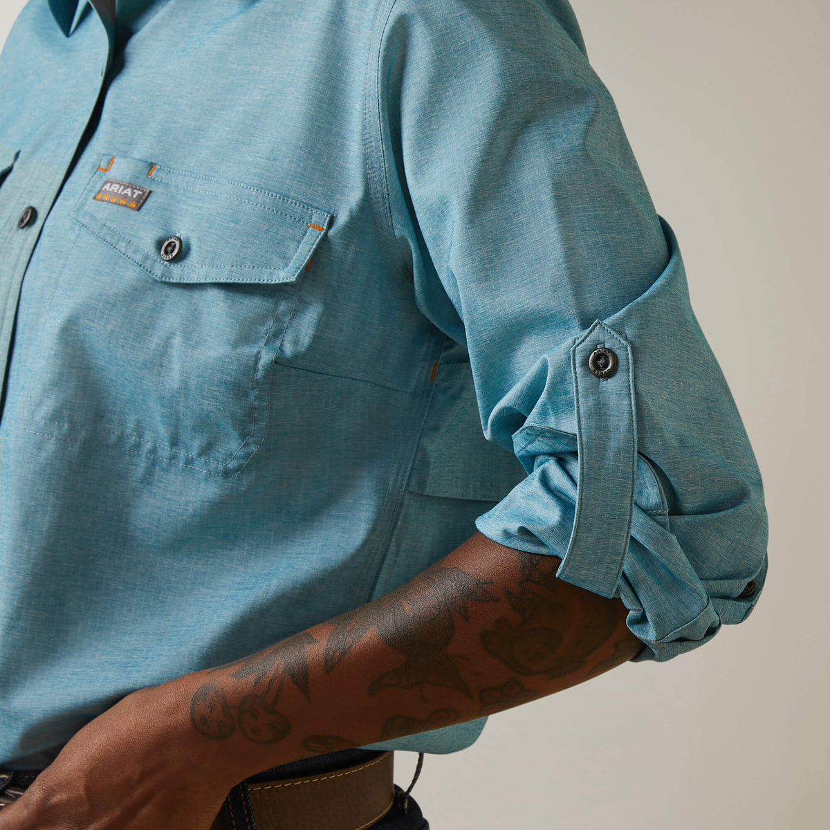 Rebar Made Tough VentTEK DuraStretch Work Shirt - Ariat Recommended