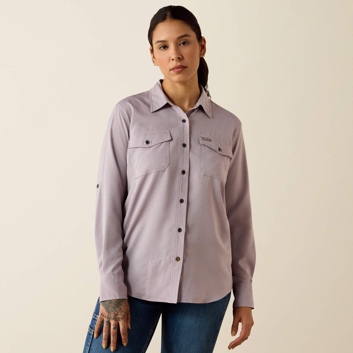 Rebar Made Tough VentTEK DuraStretch Work Shirt - Ariat Exclusive