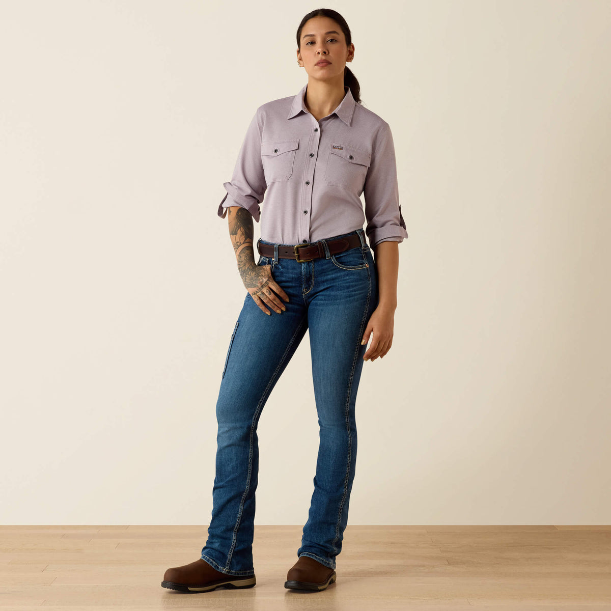Rebar Made Tough VentTEK DuraStretch Work Shirt - Ariat Exclusive