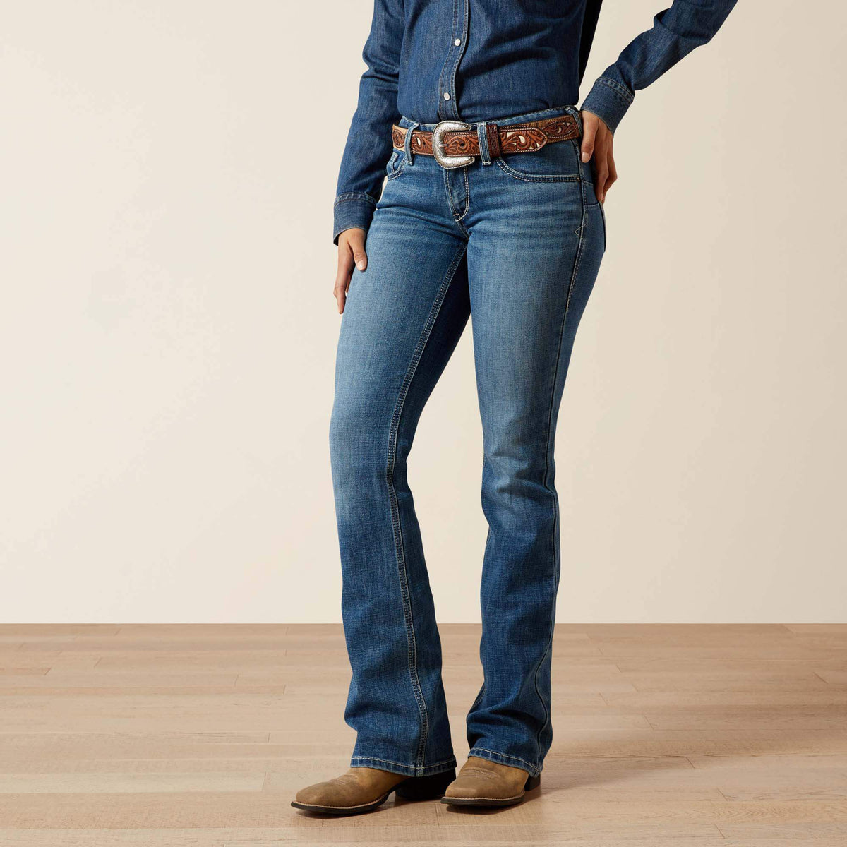 Mid Rise Aisha Boot Cut Jean - Ariat Value
