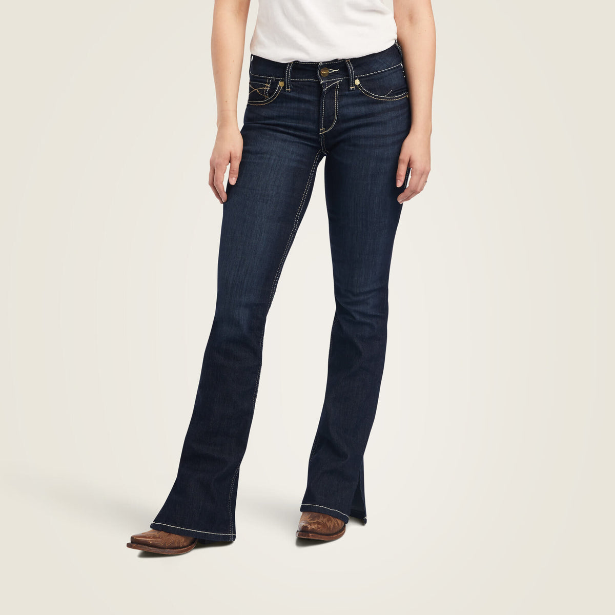 R.E.A.L. Perfect Rise Arrow Danna Boot Cut Jean - Ariat Quality
