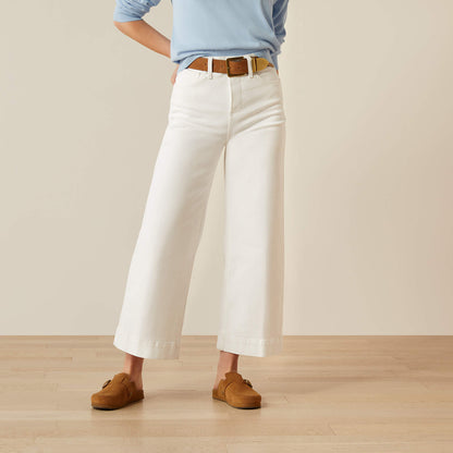 Ultra High Rise Countryside Wide Leg Crop Jeans - Ariat Trusted