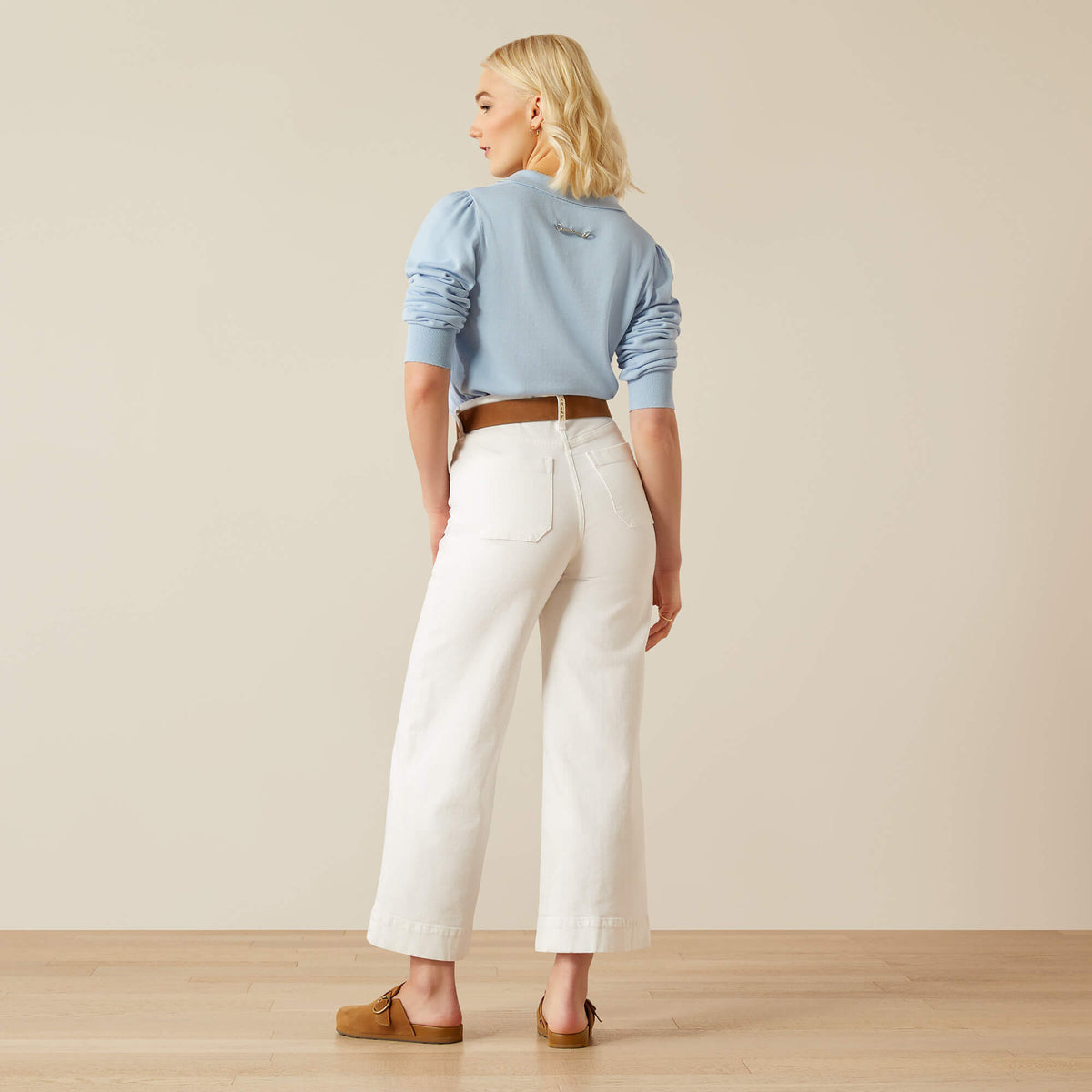 Ultra High Rise Countryside Wide Leg Crop Jeans - Ariat Trusted