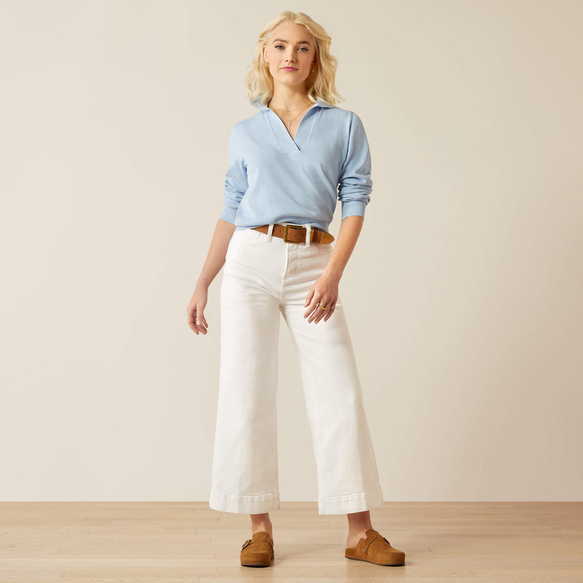 Ultra High Rise Countryside Wide Leg Crop Jeans - Ariat Trusted