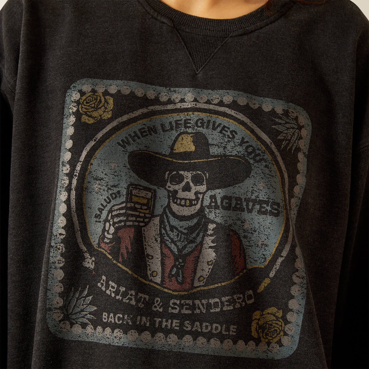Oversize Sendero When Life Gives You Agaves Sweatshirt - Ariat Recommended