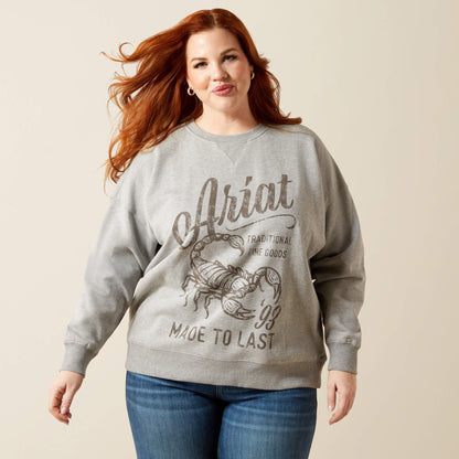 Scorpion Script Oversized Sweatshirt - Ariat Quality