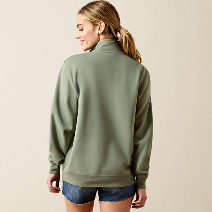 Foundation Logo 1/2 Zip Sweatshirt - Ariat Smart Buy