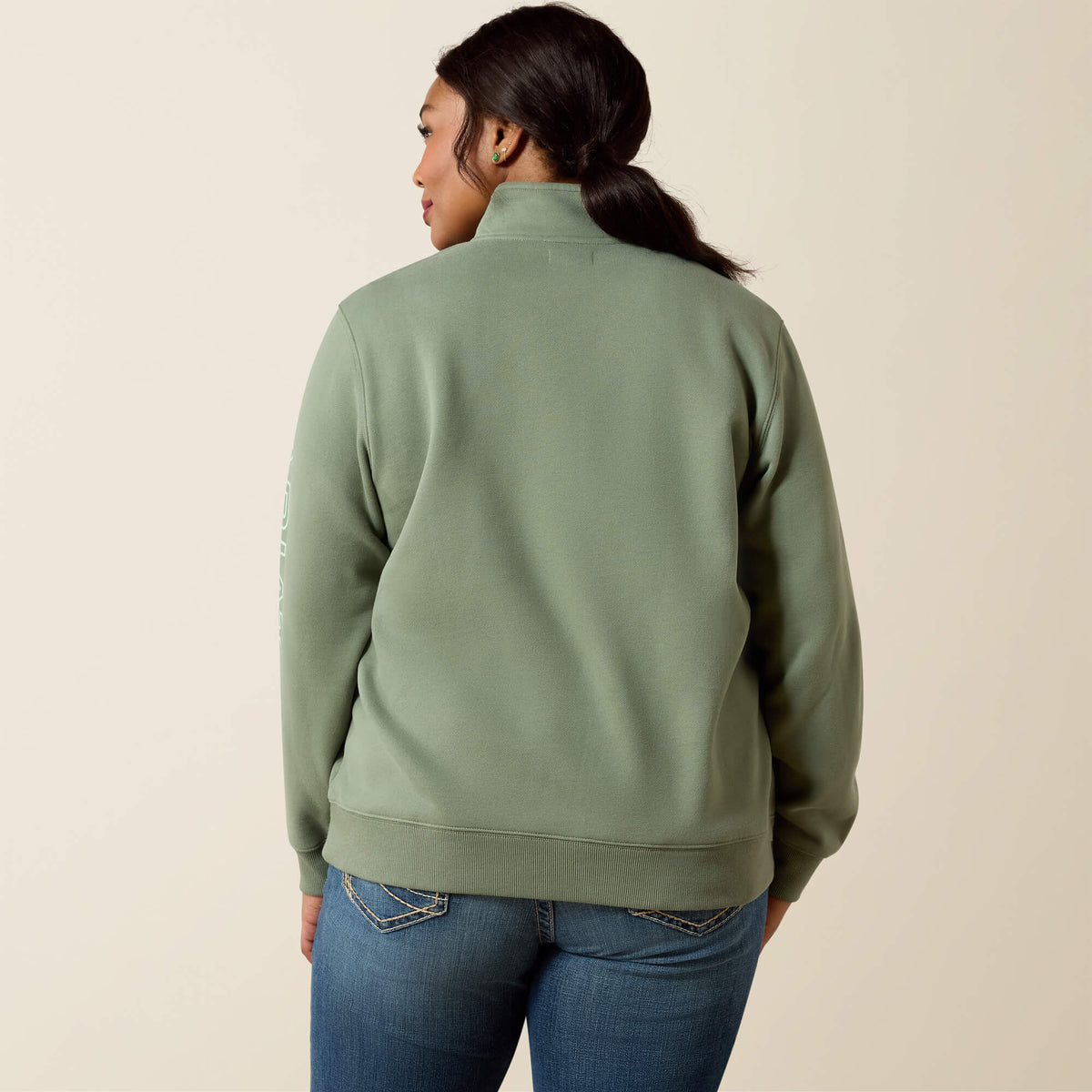 Foundation Logo 1/2 Zip Sweatshirt - Ariat Smart Buy