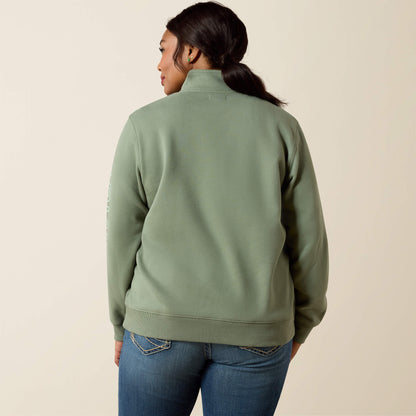 Foundation Logo 1/2 Zip Sweatshirt - Ariat Smart Buy