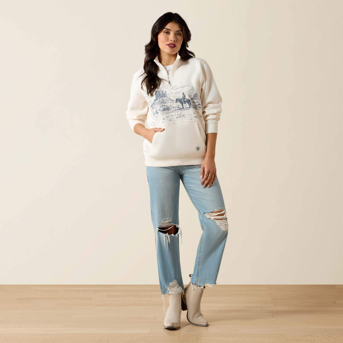 Traveler 1/2 Zip Sweatshirt - Ariat Best Seller