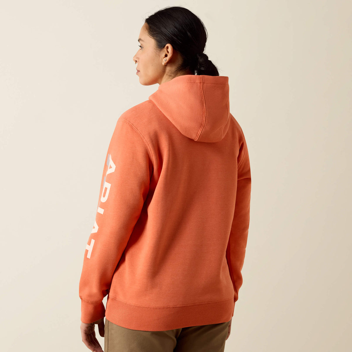 Rebar Lightweight Logo 1/2 Zip Hoodie - Ariat Discount