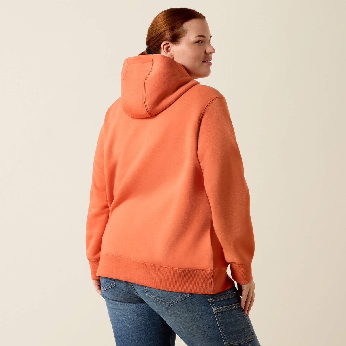Rebar Lightweight Logo 1/2 Zip Hoodie - Ariat Discount