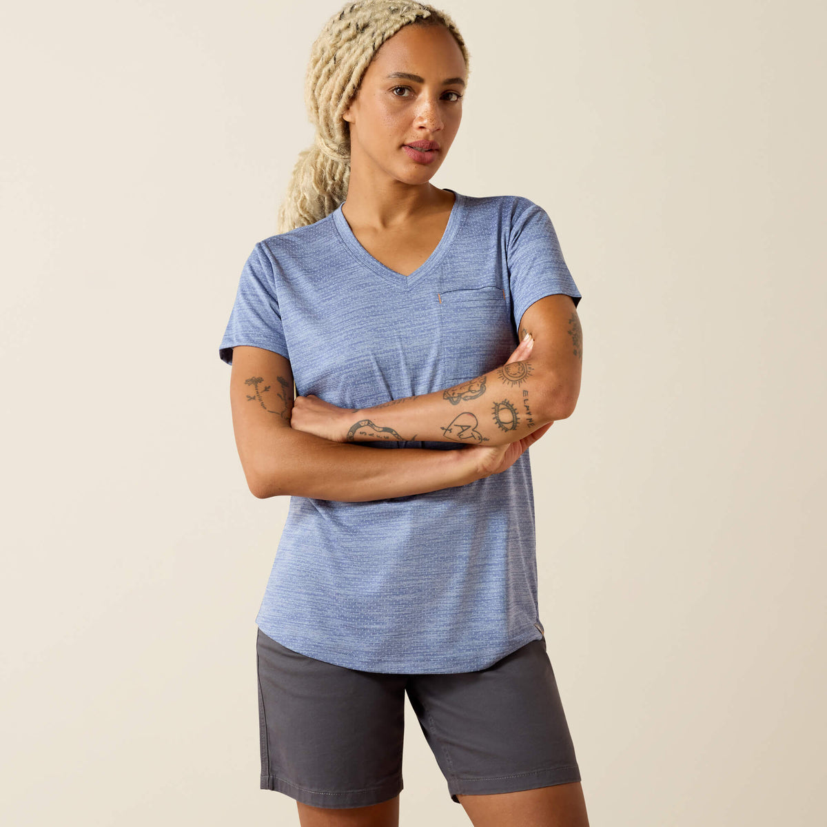 Rebar Evolution Mother V-Neck T-Shirt - Ariat Trending