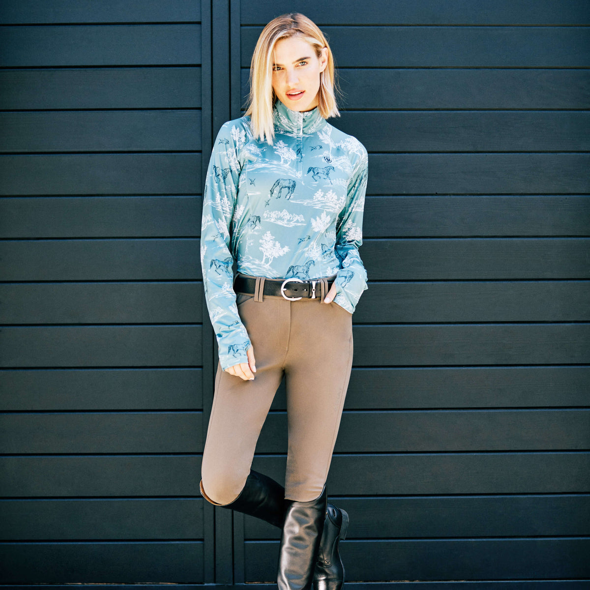 Tri Factor Grip Knee Patch Breech - Ariat Sale