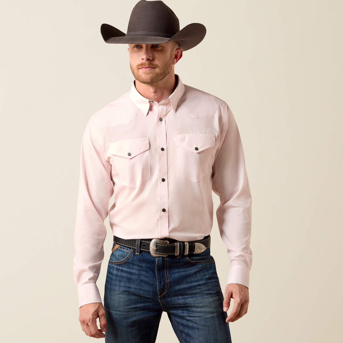 Wrinkle Free Refined Slub Fitted Shirt - Ariat Deals