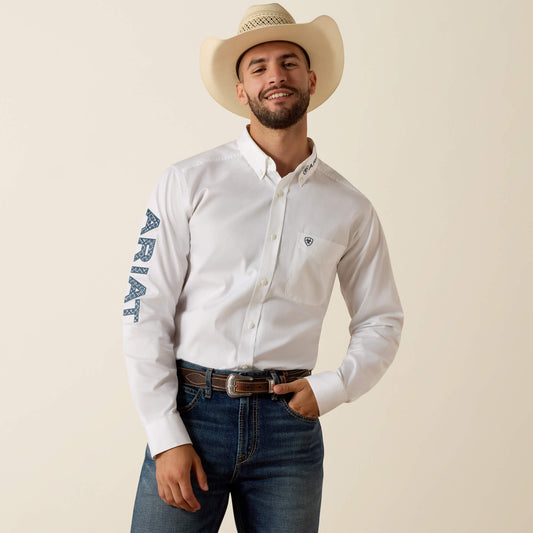 Team Logo Lightweight Twill Fitted Shirt - Ariat Popular