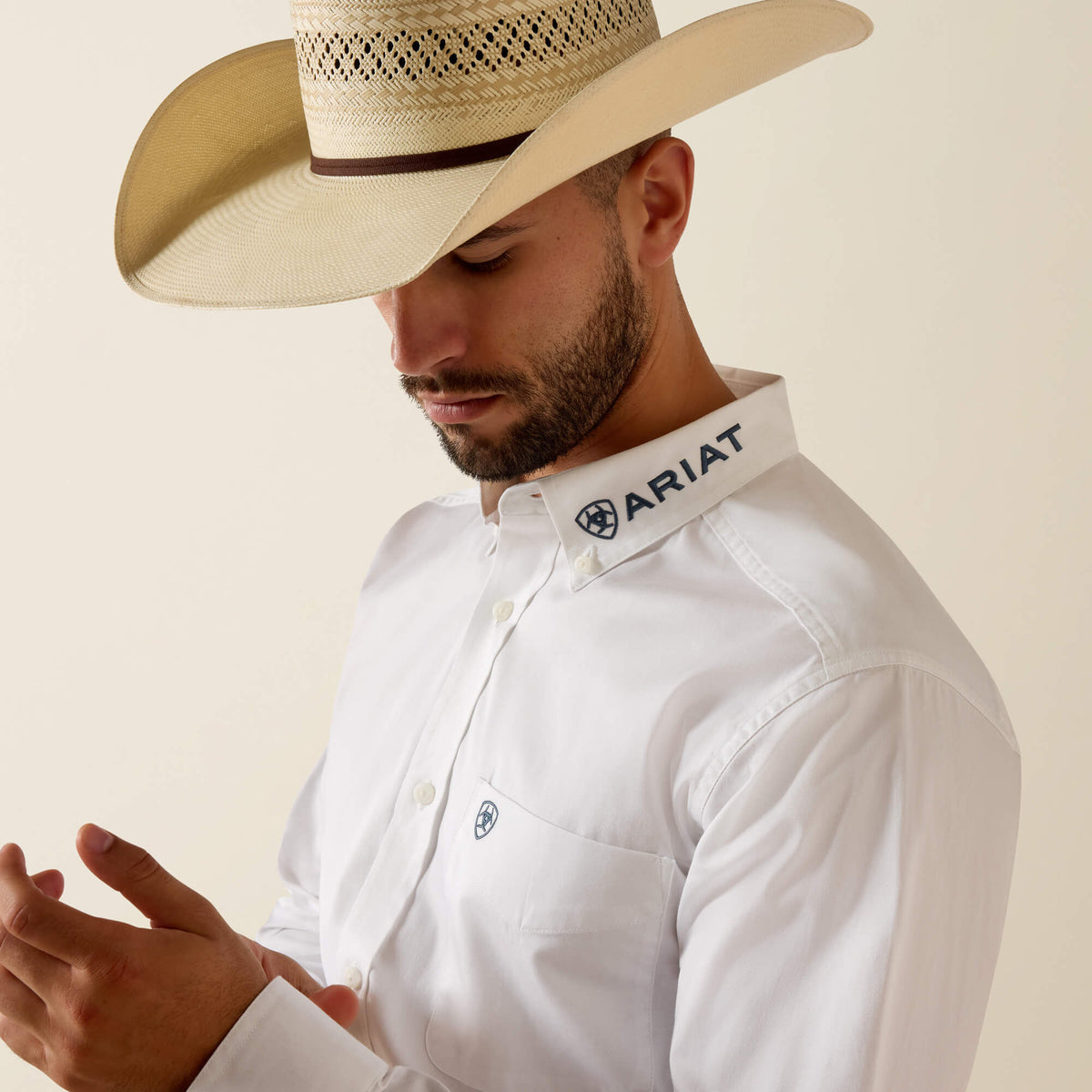 Team Logo Lightweight Twill Fitted Shirt - Ariat Popular