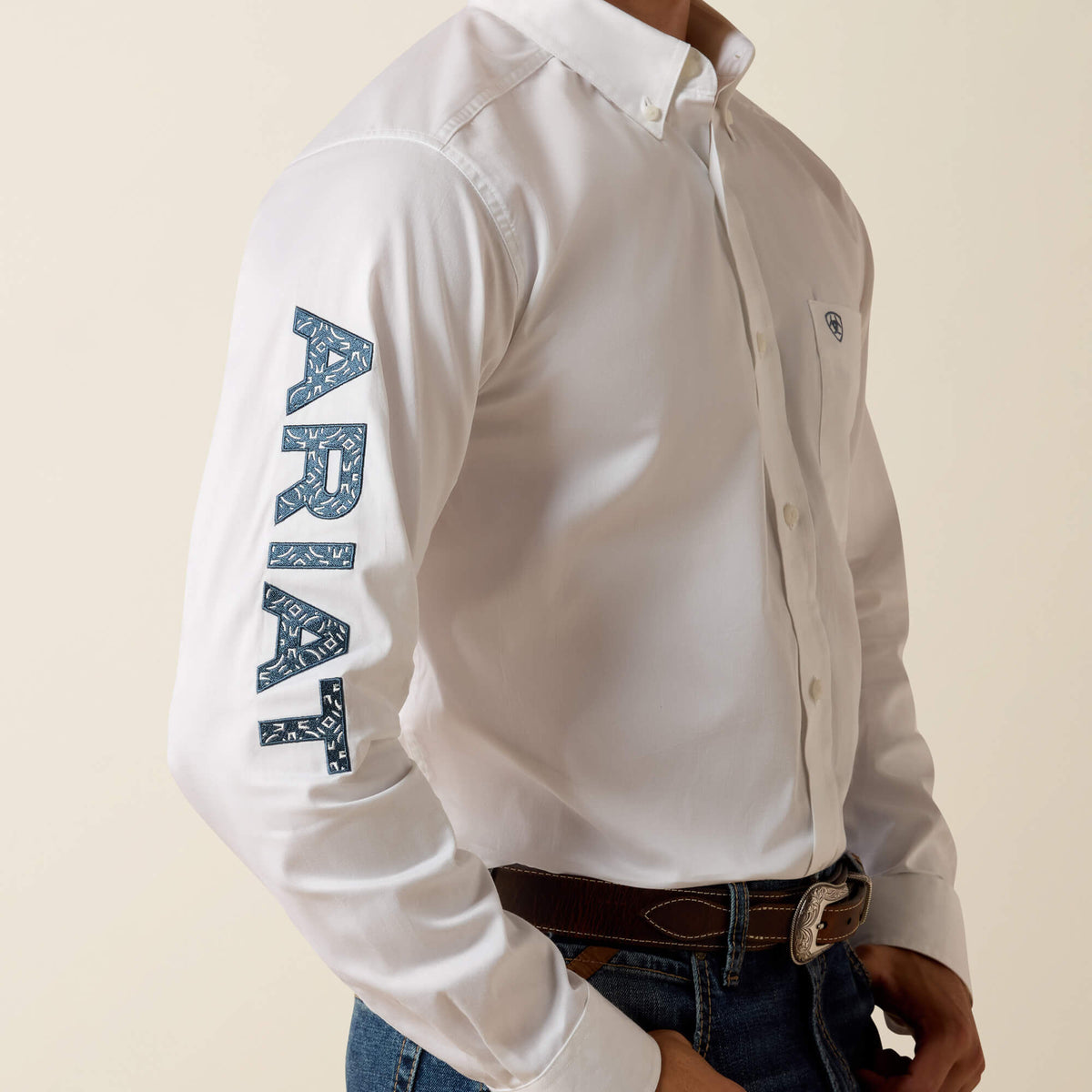Team Logo Lightweight Twill Fitted Shirt - Ariat Popular