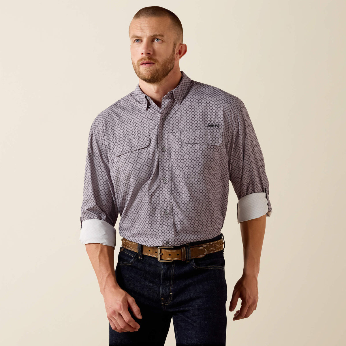 Printed VentTEK Outbound Classic Fit Shirt - Ariat Signature
