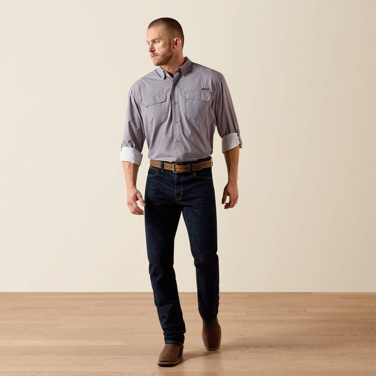 Printed VentTEK Outbound Classic Fit Shirt - Ariat Signature