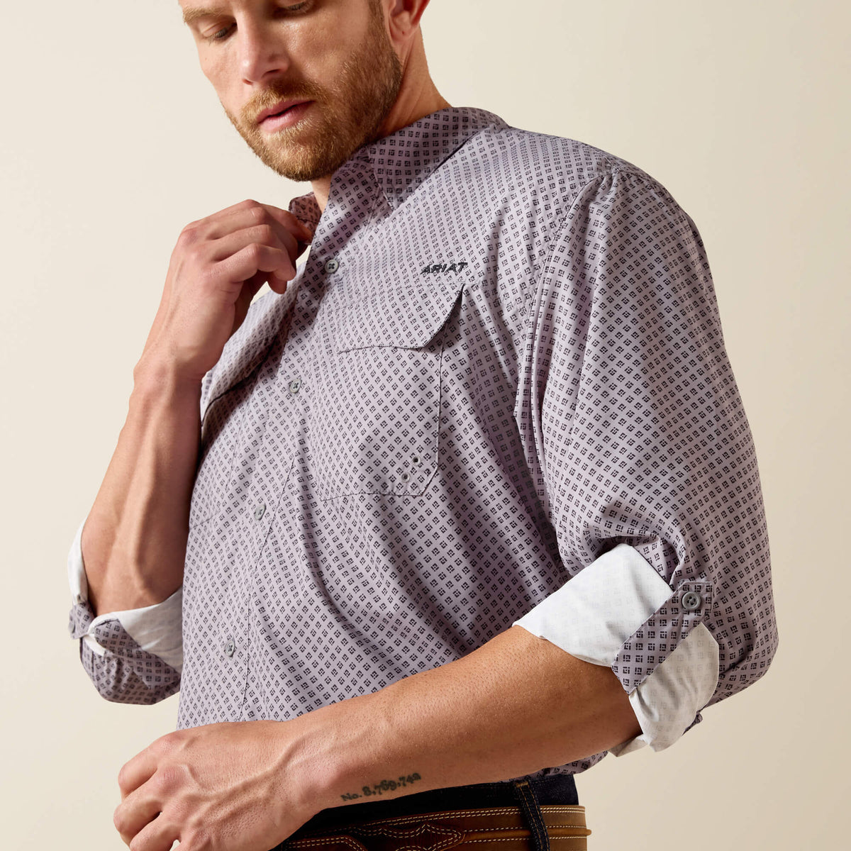 Printed VentTEK Outbound Classic Fit Shirt - Ariat Signature