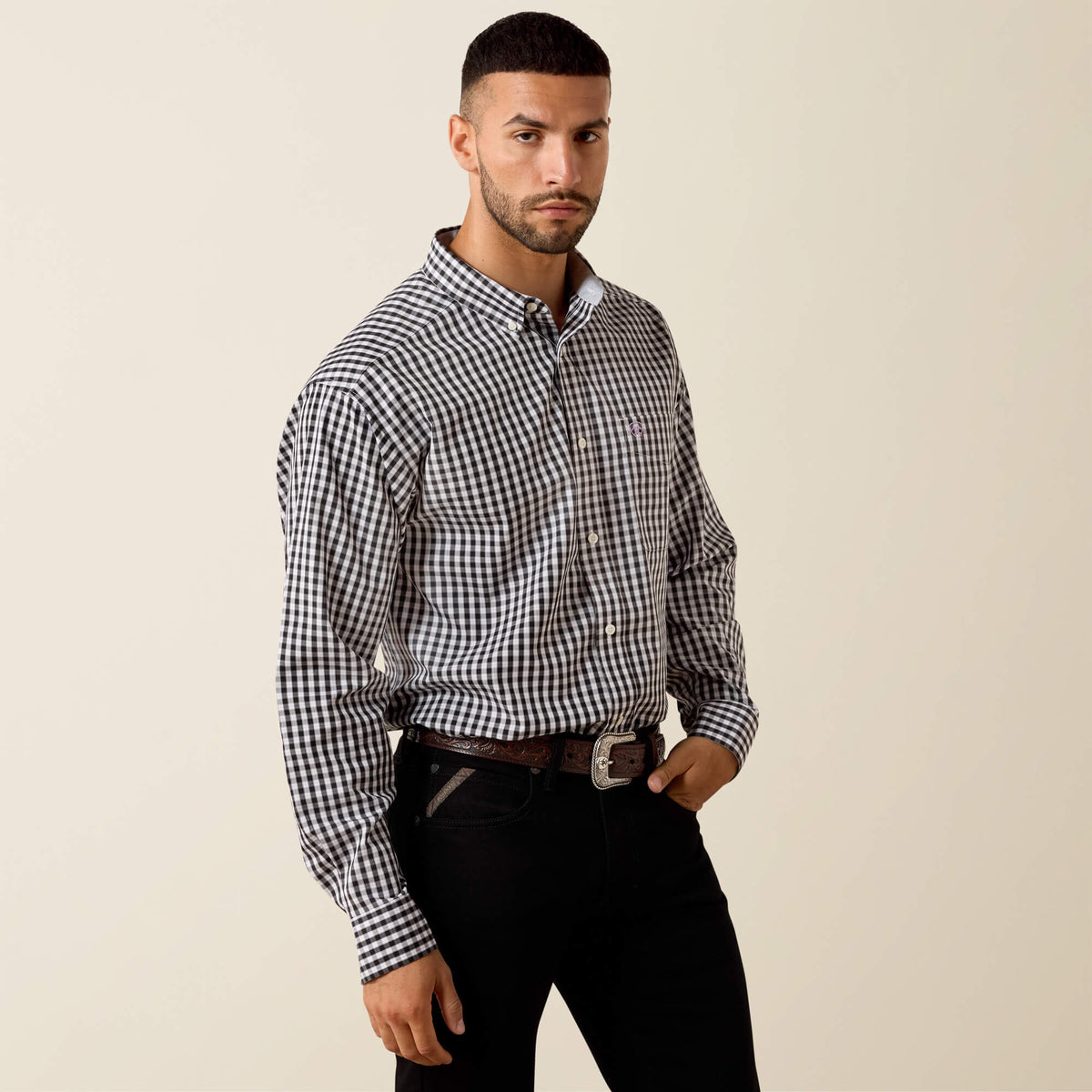 Wrinkle Free Langston Classic Fit Shirt - Ariat Deals