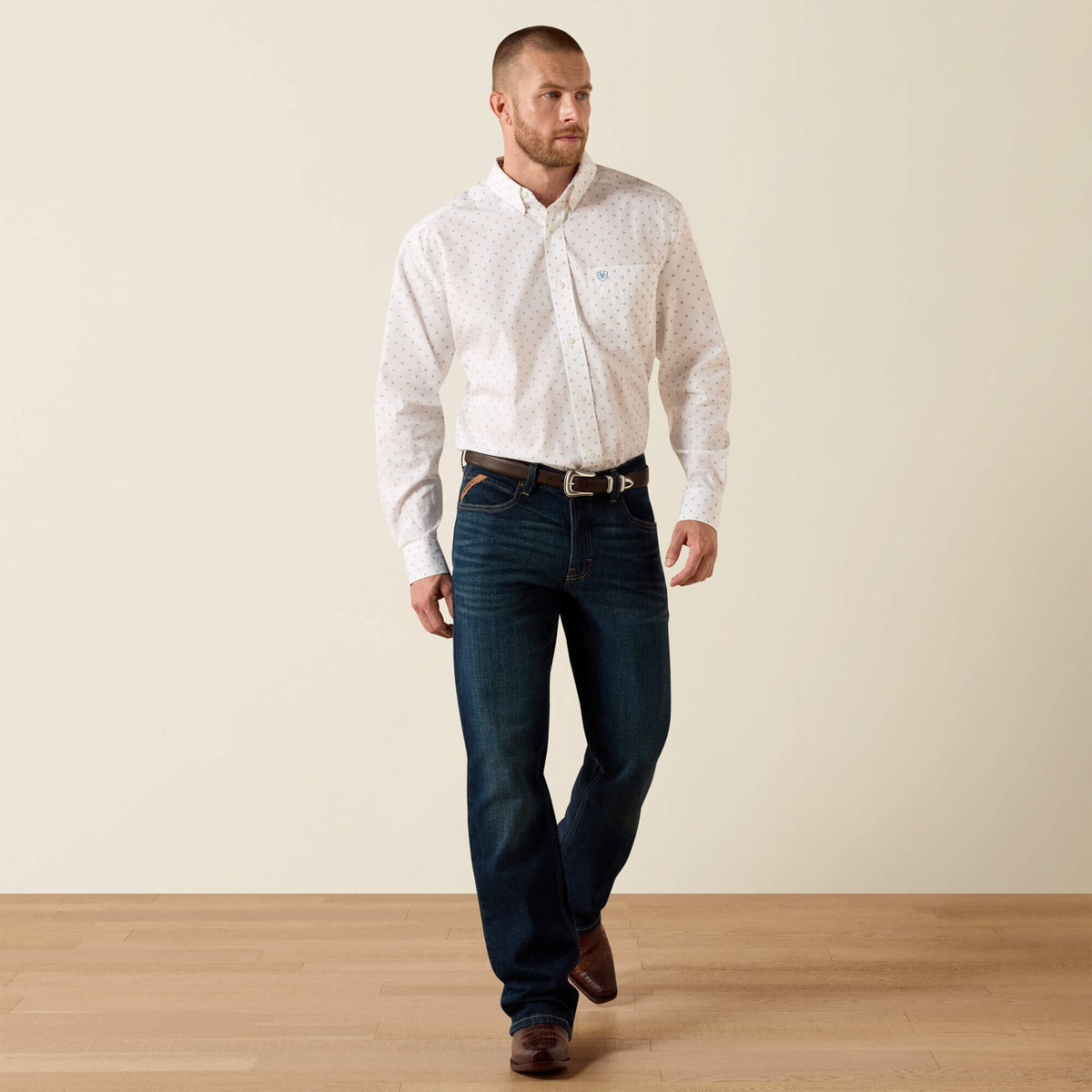 Wrinkle Free Cal Classic Fit Shirt - Ariat New