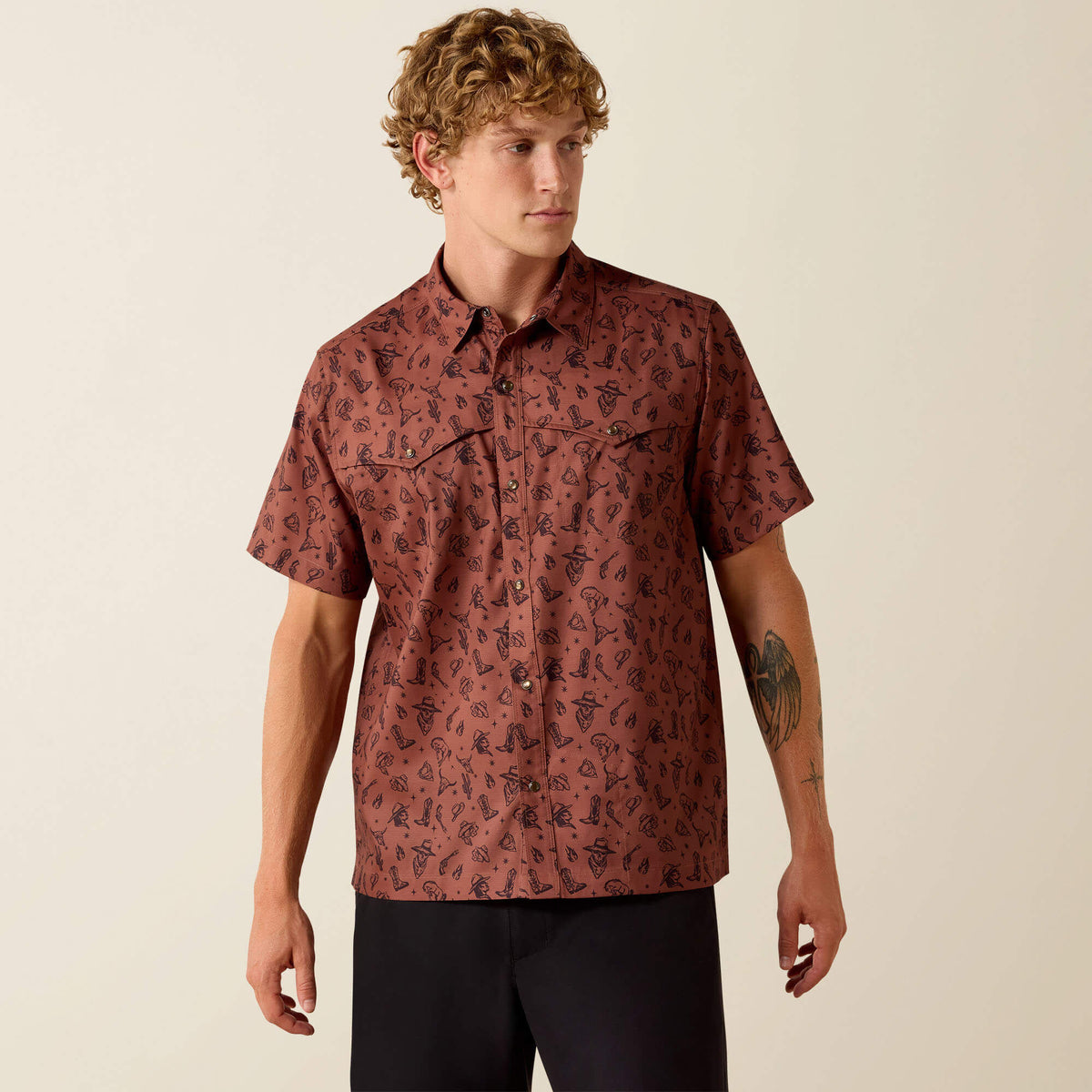 Printed VentTEK Western Yoke Classic Fit Snap Shirt - Ariat Classic