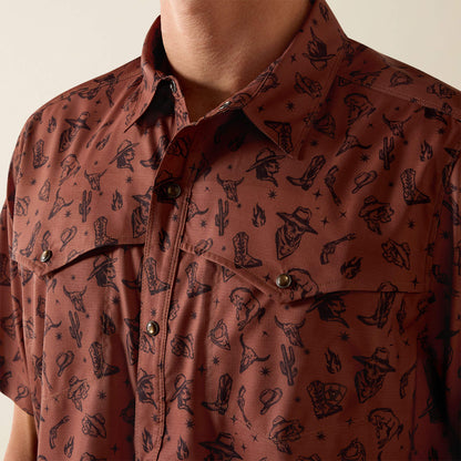 Printed VentTEK Western Yoke Classic Fit Snap Shirt - Ariat Classic