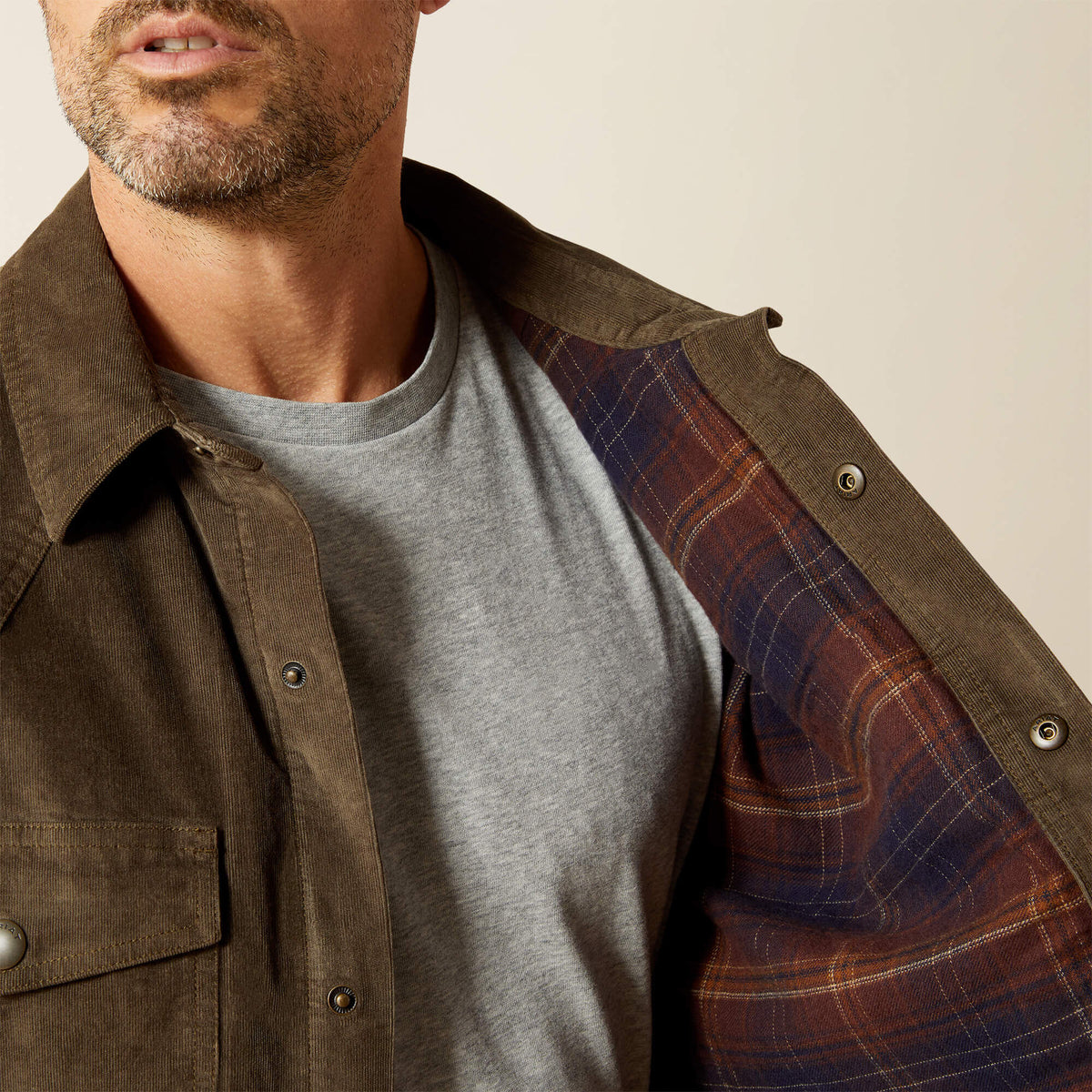 Retro Corduroy Shirt Jacket - Ariat Quality