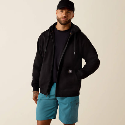 Rebar Lightweight Label Full Zip Hoodie - Ariat Trusted