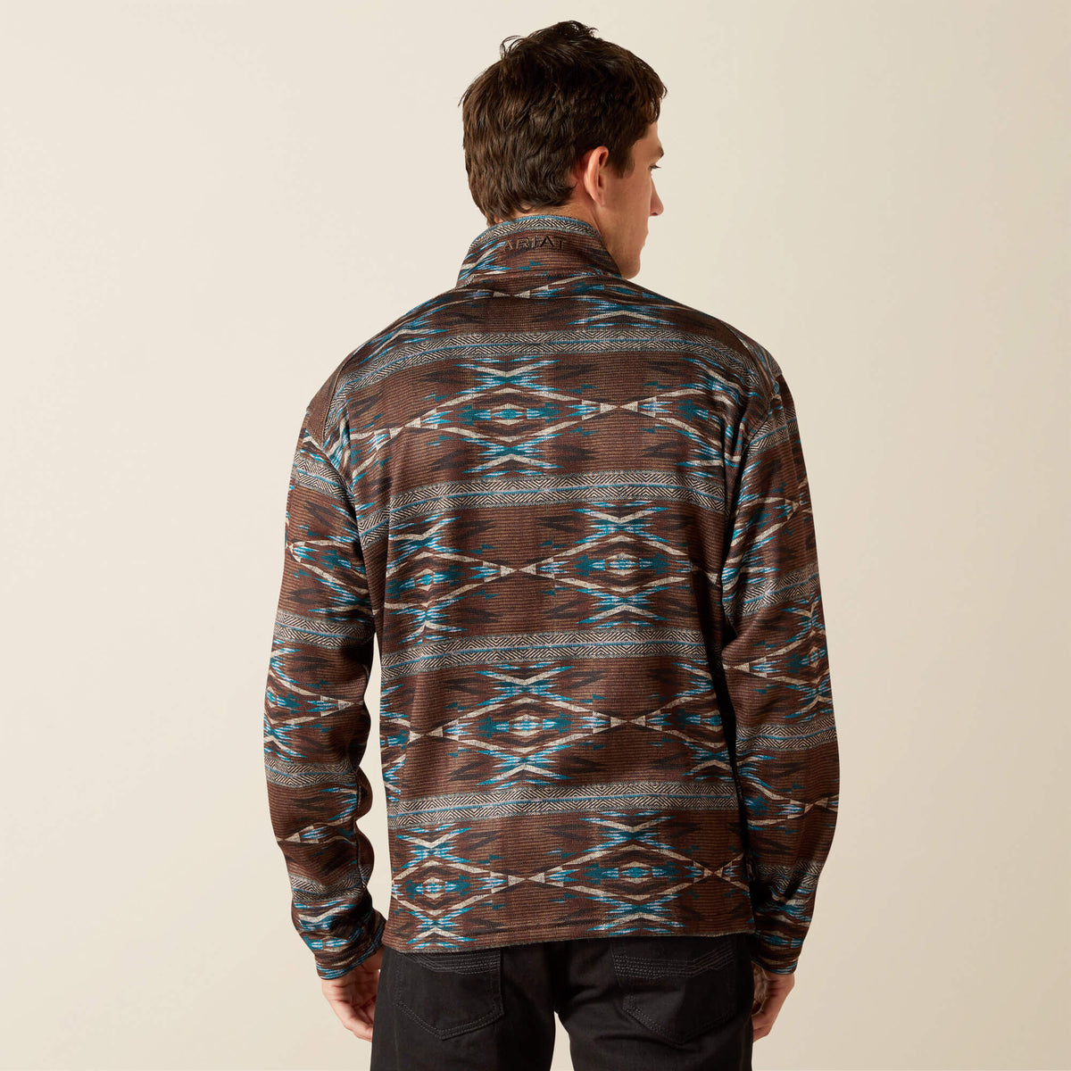 Caldwell Logo 1/4 Zip Sweater - Ariat Essential