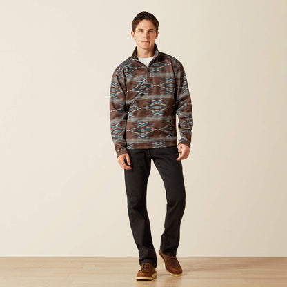 Caldwell Logo 1/4 Zip Sweater - Ariat Essential