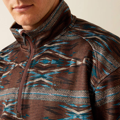 Caldwell Logo 1/4 Zip Sweater - Ariat Essential