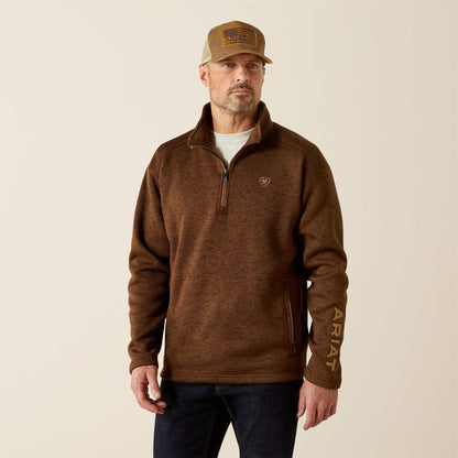 Caldwell Logo 1/4 Zip Sweater - Ariat Exclusive