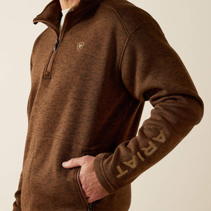 Caldwell Logo 1/4 Zip Sweater - Ariat Exclusive