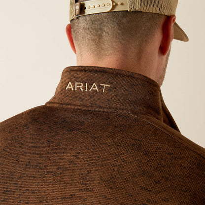 Caldwell Logo 1/4 Zip Sweater - Ariat Exclusive