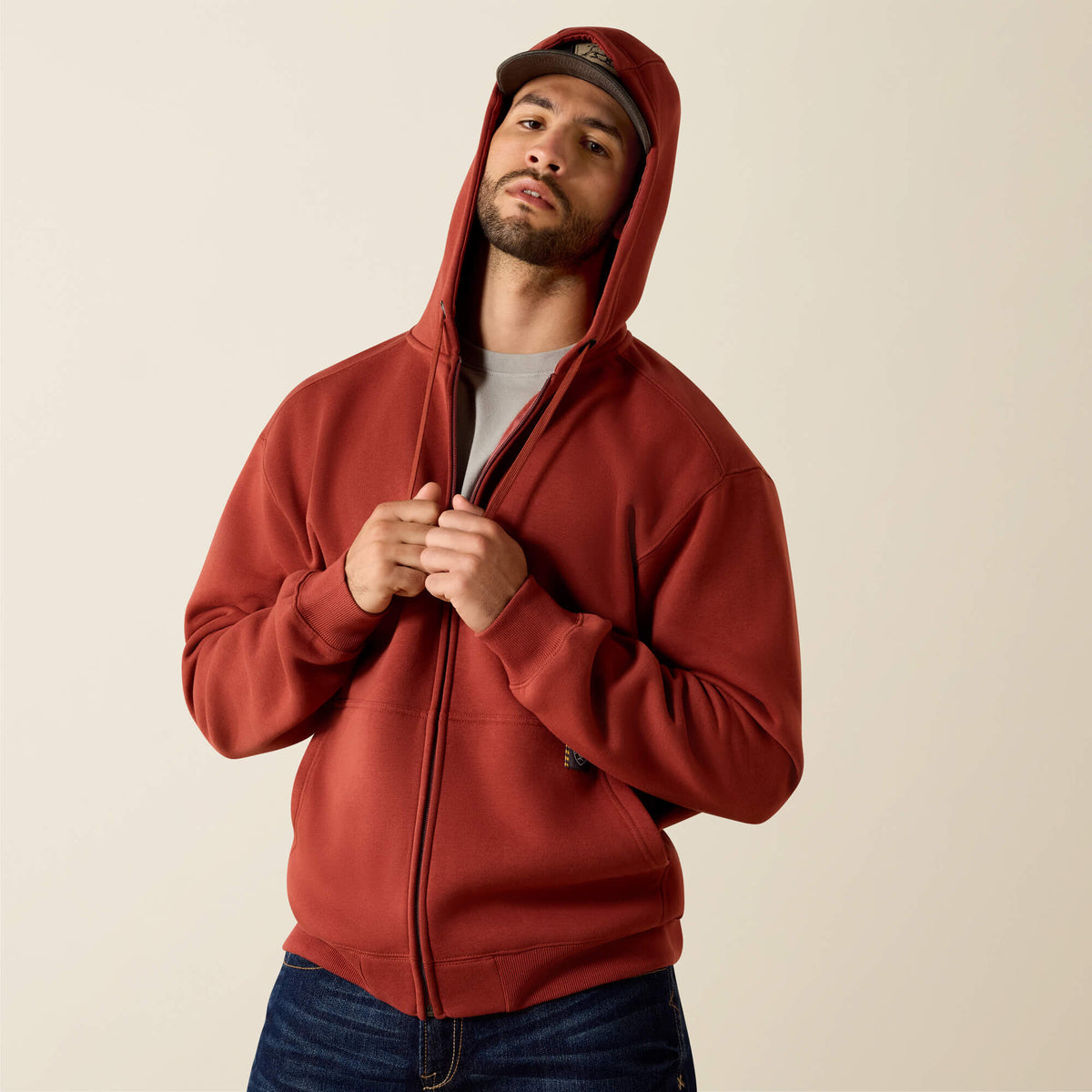Rebar Lightweight Label Full Zip Hoodie - Ariat Best Price
