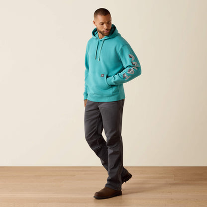 Rebar Lightweight Logo Hoodie - Ariat Trusted